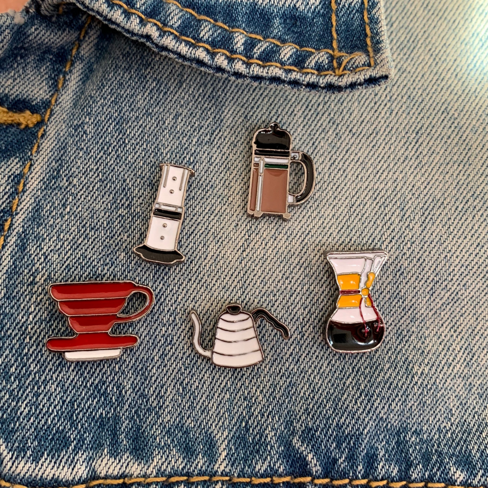 Coffe Pins - Métodos de Filtrado