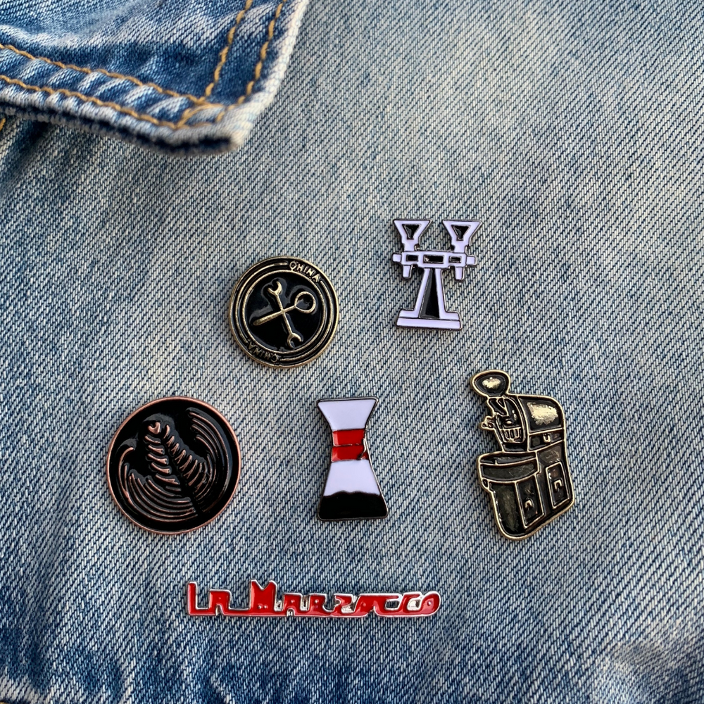 Coffee pins - Métodos Tostadora